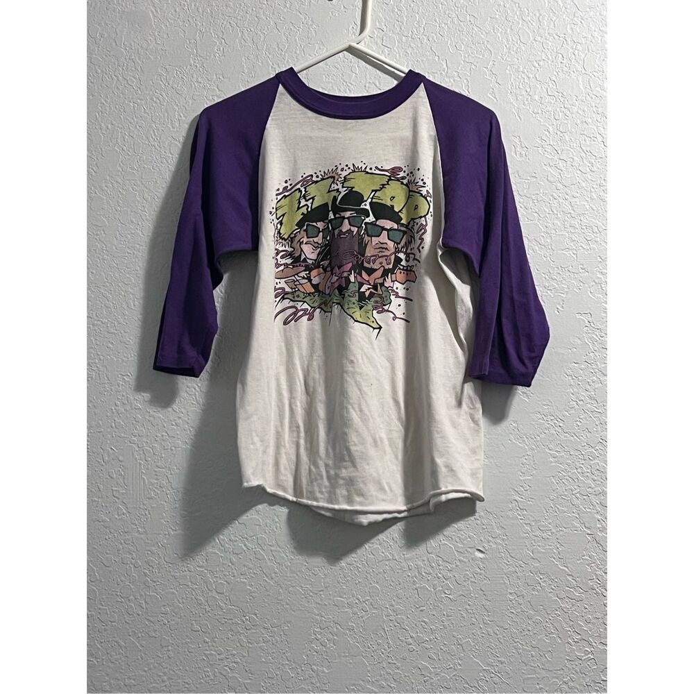 Vintage 1981 zz top el loco tour cotton Tshirt shirt S